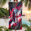 Bologna FC Druck Schnelltrocknendes Strandtuch Mikrofaser Saugfähig Tragbares Reise-Badetuch