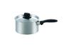 Maruyama Giken Souen 18cm Saucepan IH and Gas Stove Stainless Flat Made In Japan 2.6L SE-03, Compatible, Steel, Bottom, (Tsubame-Sanjo)