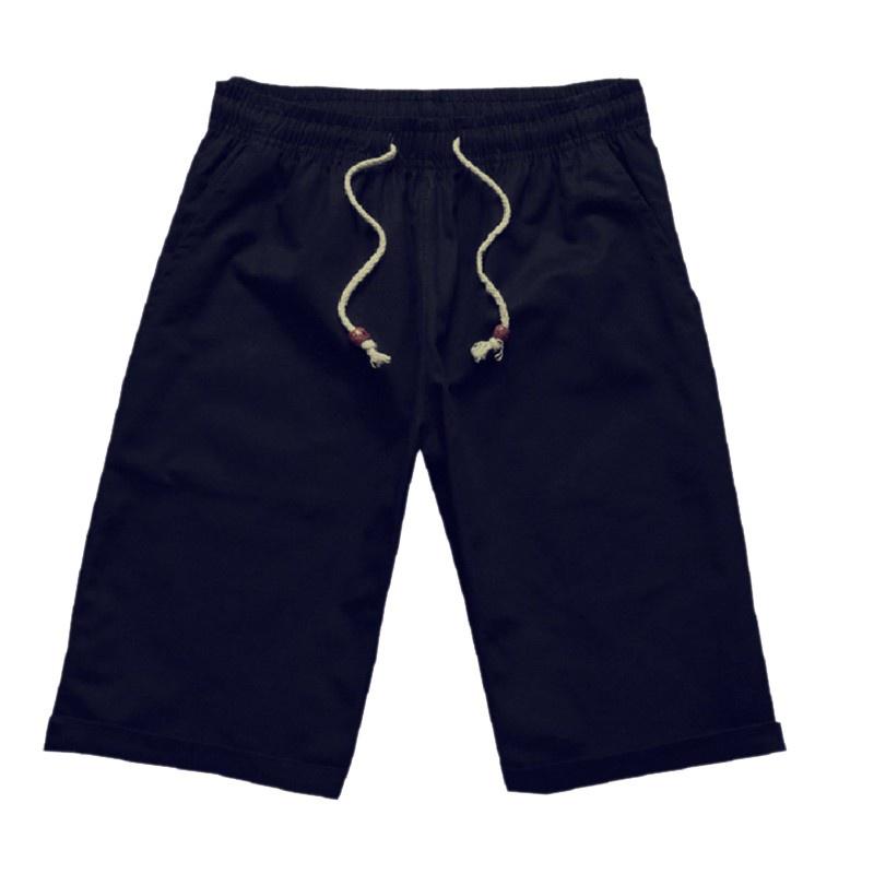 Men's Summer Mid-rise Straight Large Plus Size Casual Wild Five-point Pants