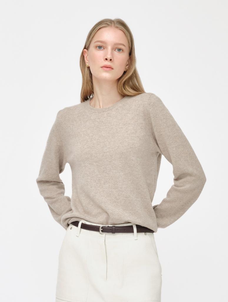 YJACK W_Baby Cashmere Crew Neck Pullover Lcau120001