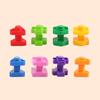 Screw Shape Plastic Insert Blocks Montessori Nut Shape Toys Screw Building Blocks  Children Toys