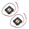 2 Pcs 3D Printer Mainboard Cooling Fan Replacement for FlashForge AD 5M PRO 3D Printer 4010 Dual Ball Bearing Fan