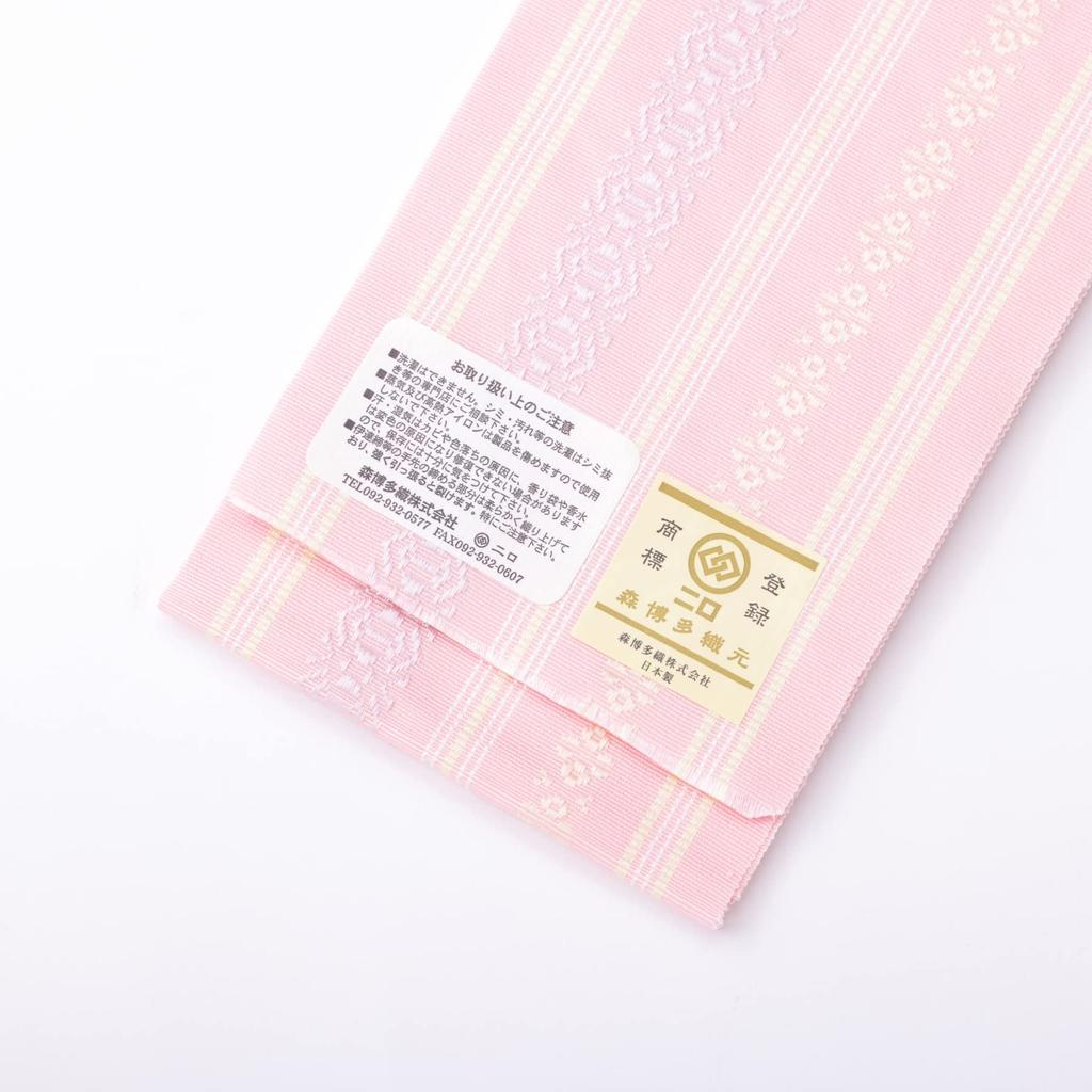 Mori Hakata Ori Hakata Ori Datejime Finest Quality Size Sun Wide x 8 Shaku Green 01 in Pure Kenjo Large (Datejime) - [Long (LL)] 2.7 (10.6 cm) (8
