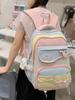 Dopamine Style Girls Backpack With Nylon For School And College