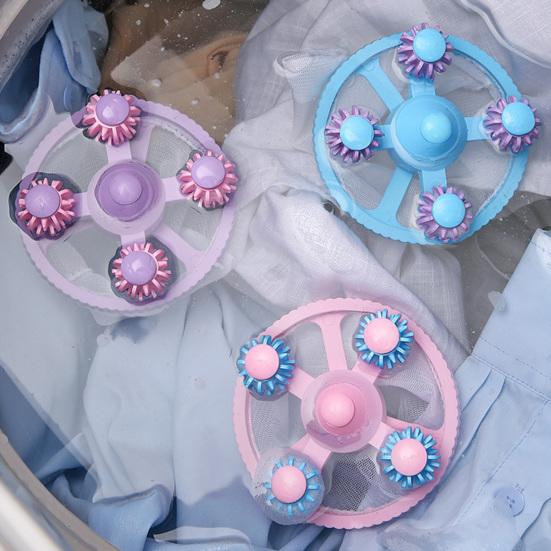Washing Machine Filter Reusable Mesh Design Floating Hair Collector Deep Cleaning High-Efficiency Pet Hair Remover