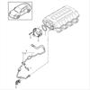 Porsche Fuel Tank Vent Pipe Valve for Models 94811002022, 94811002023, 94811002024