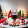 Gnome Doll Ornament Christmas Gnomes Doll Handmade Gnomes Plush Decorations Tomte Plush Doll Gingerbread Man For Home Workplace