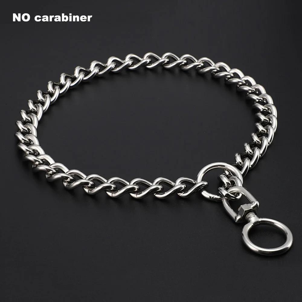 

Ошейник для собак из нержавеющей стали, металлический, устойчивый к жеванию, цепочка с шарниром для маленьких, средних и больших собак, дрессировка, ходьба 2.0mmx35cm