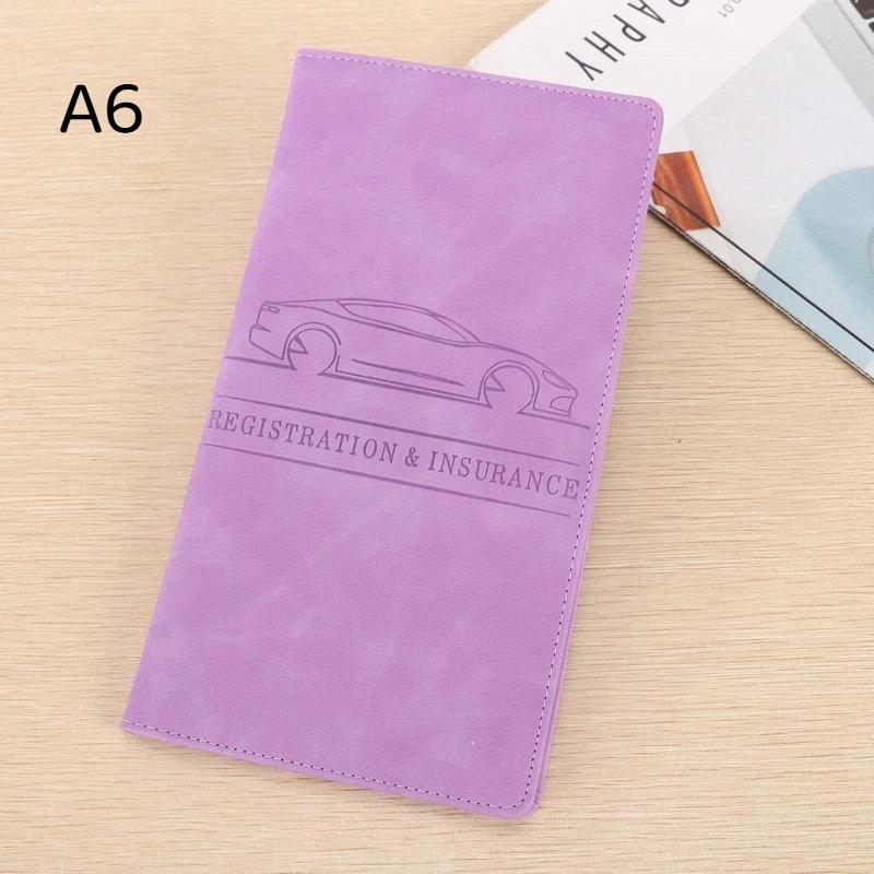 1 Pezzo Porta Documenti per Vano Portaoggetti Auto con Chiusura Magnetica Organizzatore Auto per Documenti Carte Patente
