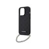 Karl Lagerfeld Saffiano Monogram Chain - Etui Iphone 14 Pro (Czarny)
