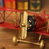 Home Wrought Iron Large Aircraft Model Personalized Ornament Handicrafts Retro Old Machine Decoration Retro Style