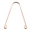 Pure Copper U-Shaped Tongue Scraper - Bad Breath Remover & Oral Care Tool