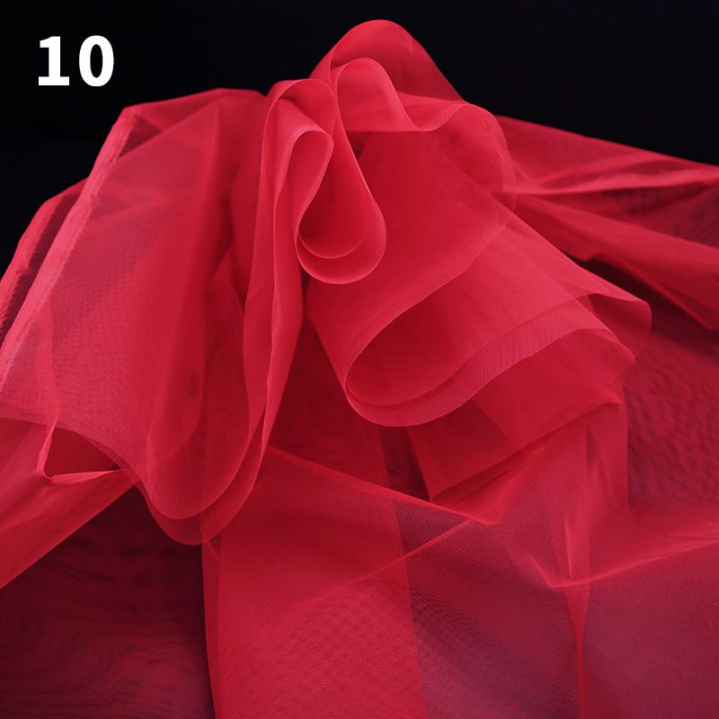 100x160cm Hard Tulle Mesh Fabric for DIY Wedding Dress Skirt Yarn Cloth Decoration Fabric by Per Meter Polyester Stiff Mesh New