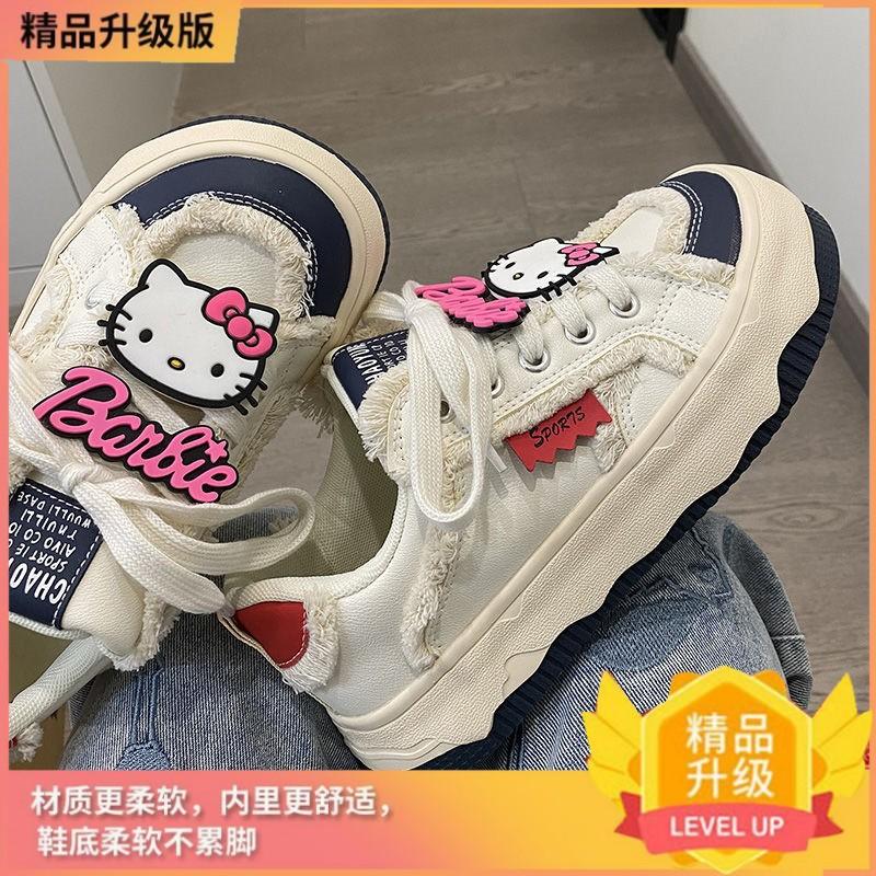 

Maillard Guochao Китти совместные уродливые милые туфли с большой головой женские 2025 новые нишевые универсальные на платформе белые туфли женские 40 синий