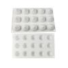 Silicone Flame Shaped Chocolate Praline Mould Non Stick Baking Mold Madeleine Candy Jelly Ice Cubes Cake Sweets Decoration
