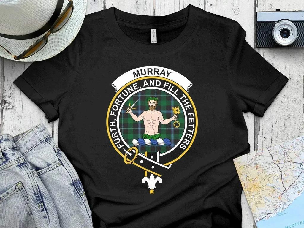 Clan Murray Crest Tartan T-Shirt & Sweatshirt – Furth Fortune