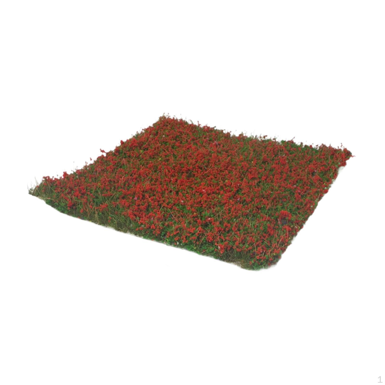 

DIY Miniature Flower Cluster, Artificial Model Grass Tufts for Craft Sand Table D