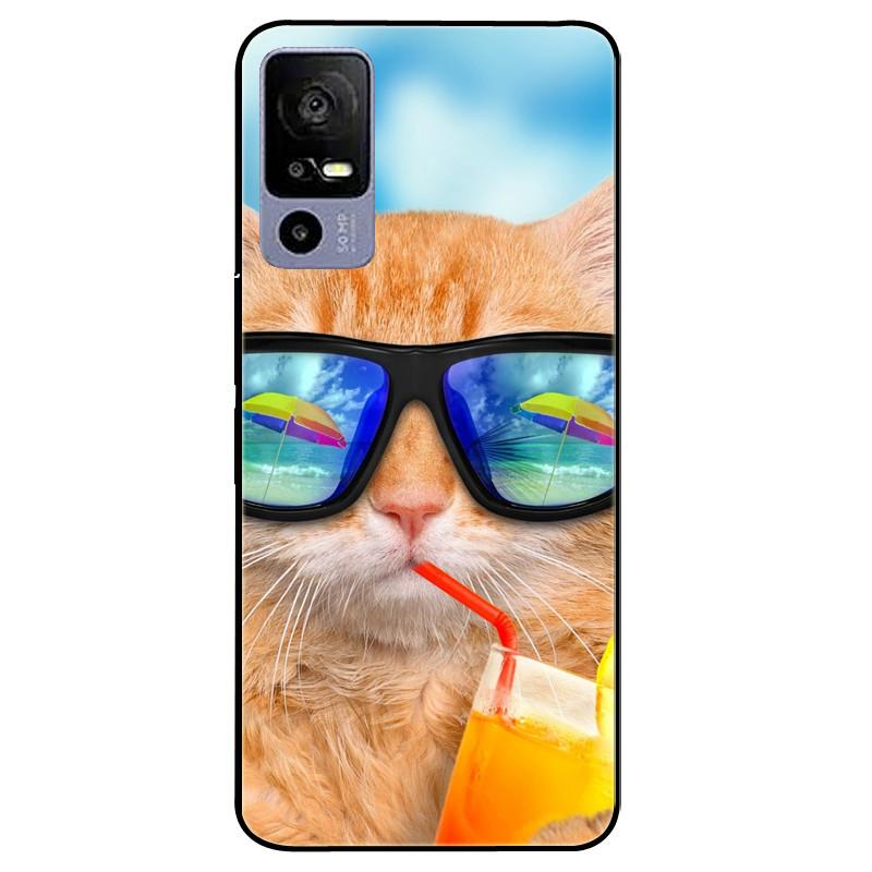 For TCL 40R 5G Case 6.6'' Silicone Soft Fashion TPU Phone Cover for TCL 40 R 5G Cases T771K T771A T771H Bumper Funda For TCL 40R