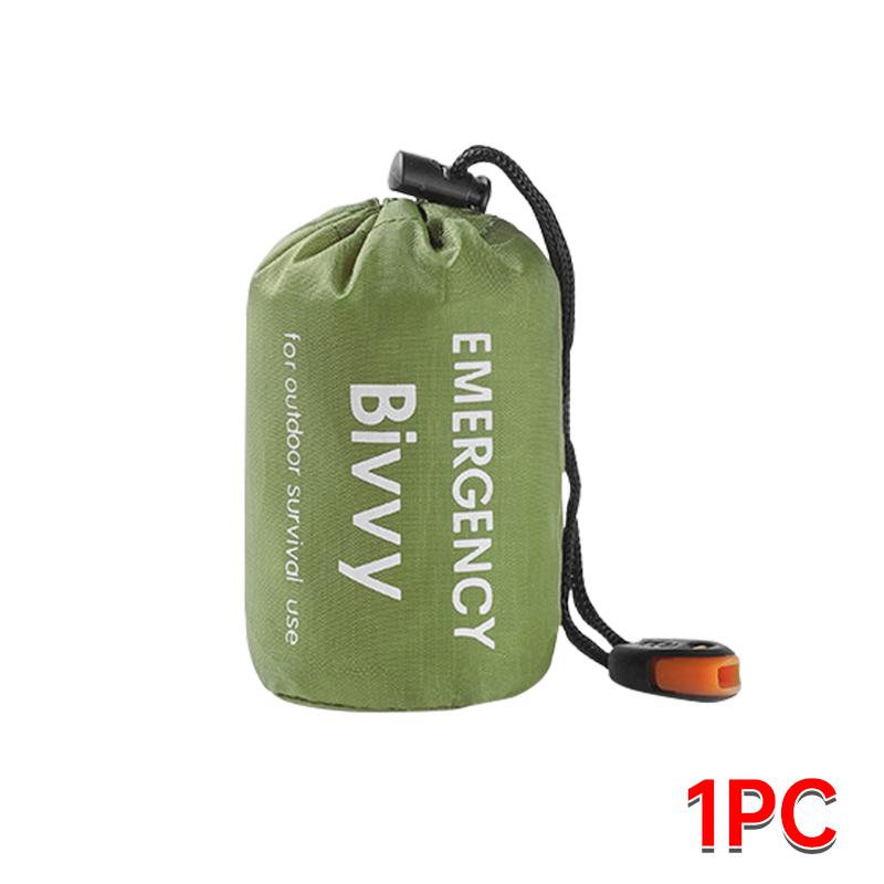 Outdoor Emergency Sleeping Bag Portable Emergency Blanket Thermal Insulation Bag Waterproof and Lightweight Survival Equipment
