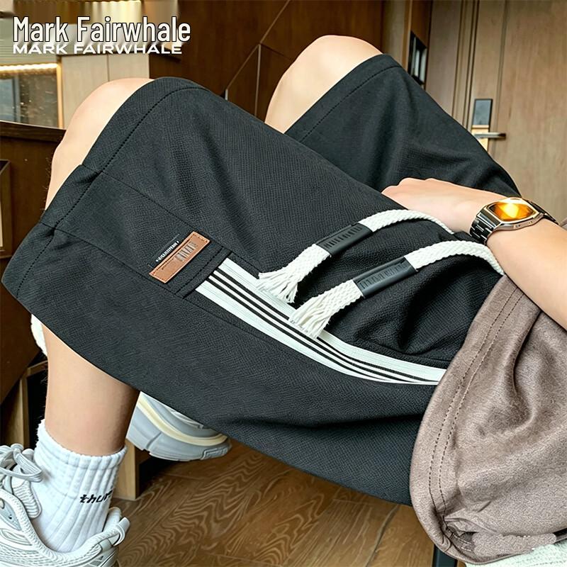 MARK FAIRWHALE Men s Summer Loose Straight Casual Shorts
