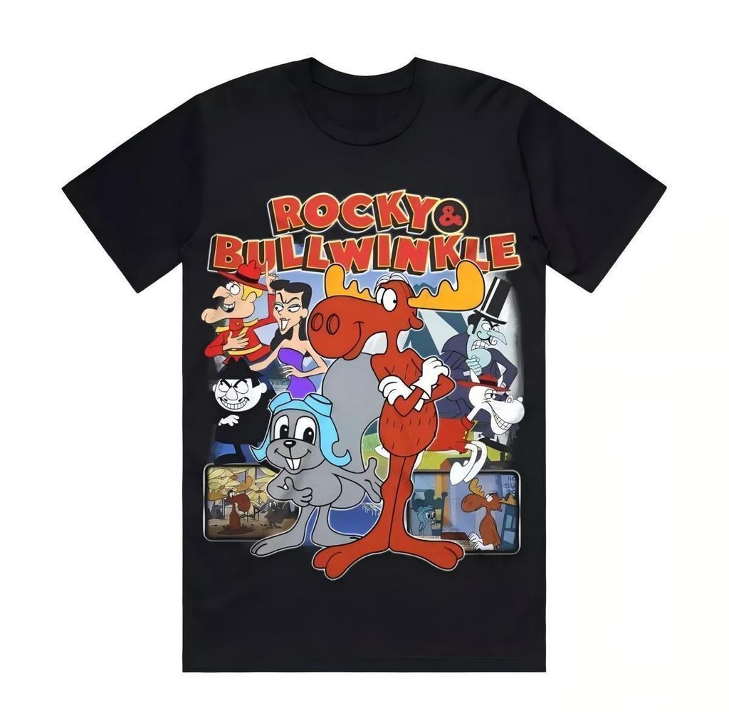 Rocky & Bullwinkle Full Cast T‑Shirt