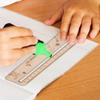 Measuring Ruler Guided Reading Strips Wooden Reading Tracking Rulers Text Guide for Children Students Teachers Accessories