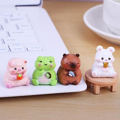 Joyful Lotus Mini Ornaments: Calming Desk Decorations, Birthday Gifts for Girls, Qixi Festival Charm.
