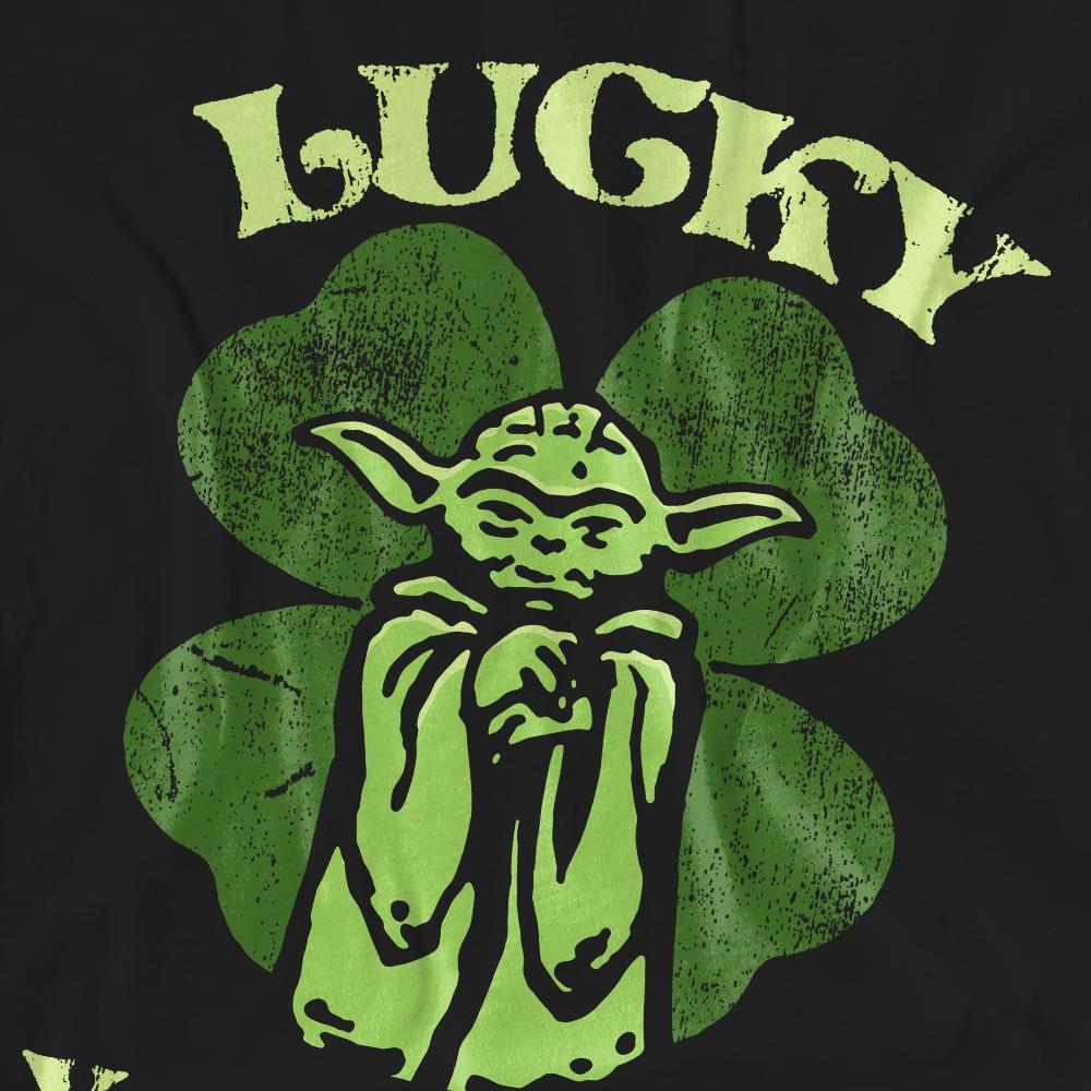 STAR WARS Unisex Adult Lucky Yoda St Patricks Day T-Shirt