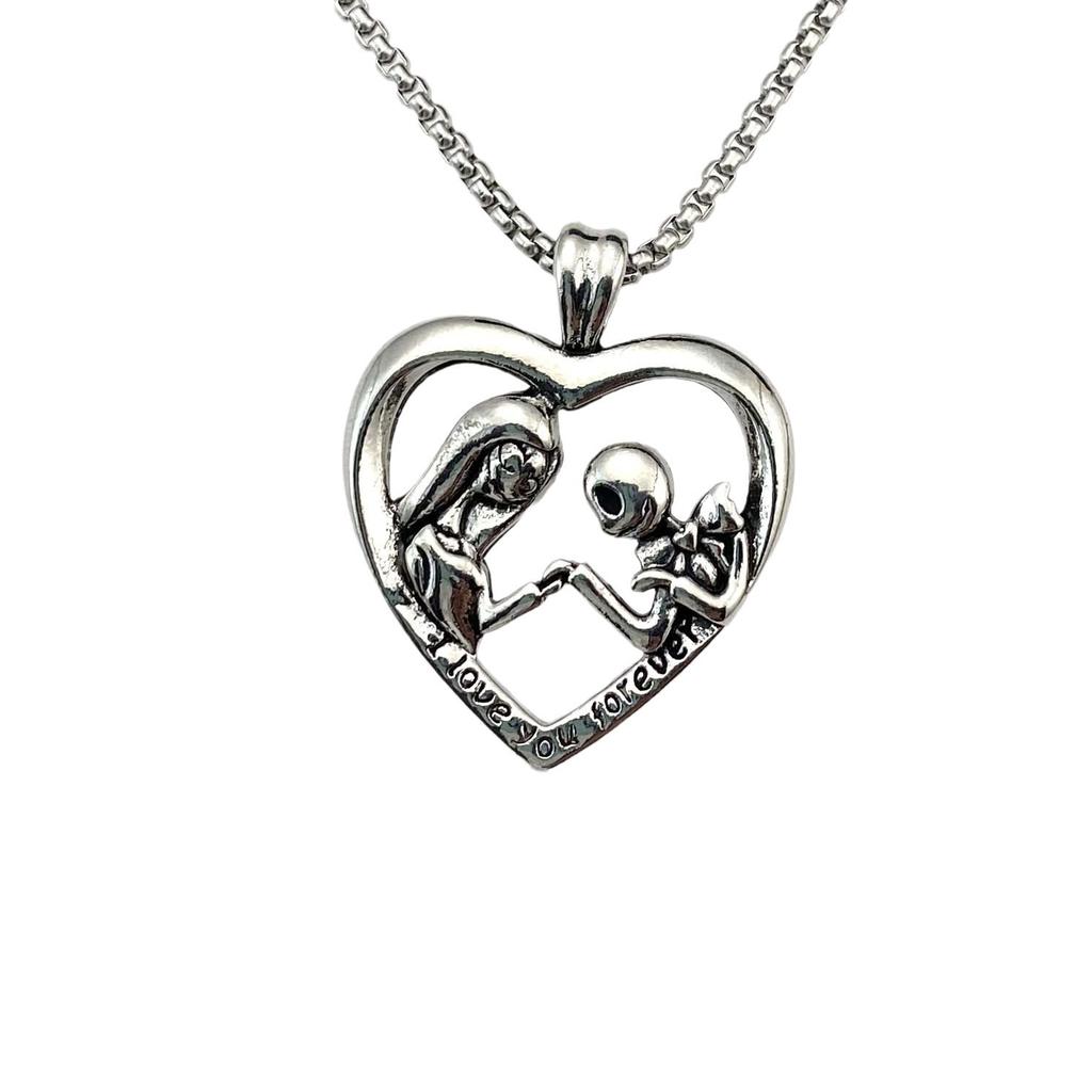 Fashion Love Valentine'S Day Gift Pendant Jewelry Heart-Shaped Exquisite Simple Necklace