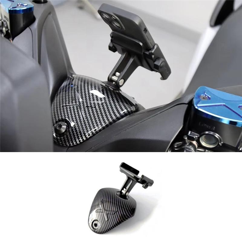 NEW-Accessories For  XMAX X-MAX 300 2017-2025 Motorcycle Handlebar Upper Faucet Cover With Phone Holder