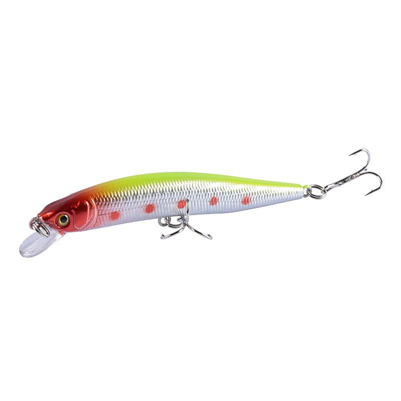 Super Long Cast Floating Minnow Bait, 9.8cm/8.2g, Bionic Plastic Lure for Mandarin Fish
