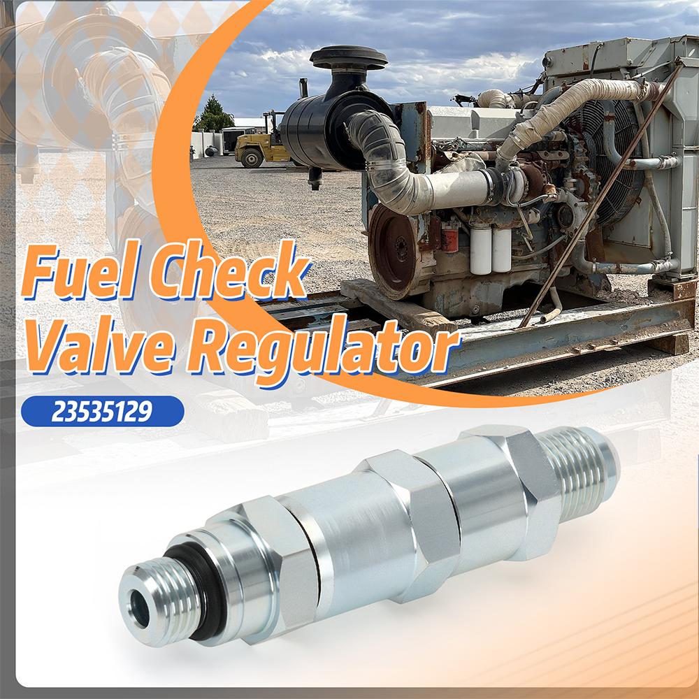 Fuel Check Valve Regulator M14x1.5 Male X 5/8-18 Male Pipe For Detroit Diesel Series 60 14.0L Engine Fuel System Fittings7