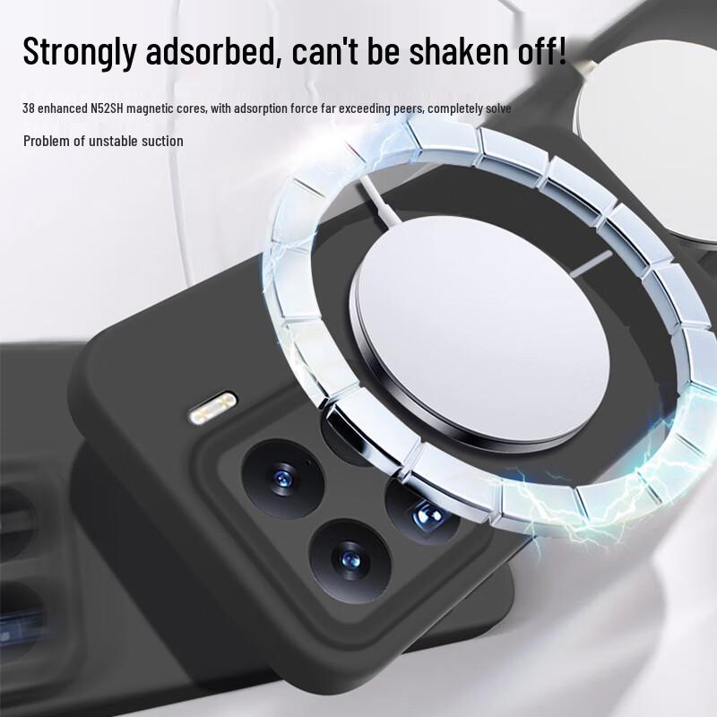 NEYAA Ultradünne magnetische Handyhülle aus flüssigem Silikon für Xiaomi/Redmi