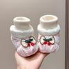 Fleece Baby Shoes & Socks: Anti-Drop Cotton for 6-12 Months Newborn & Toddler Girls