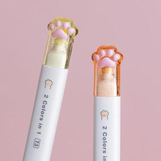 HighlighterMarkerCute StationeryVarious ColorsCuteDouble-EndedDrawingIllustrationOffice SuppliesDiaryStationery Set (A)