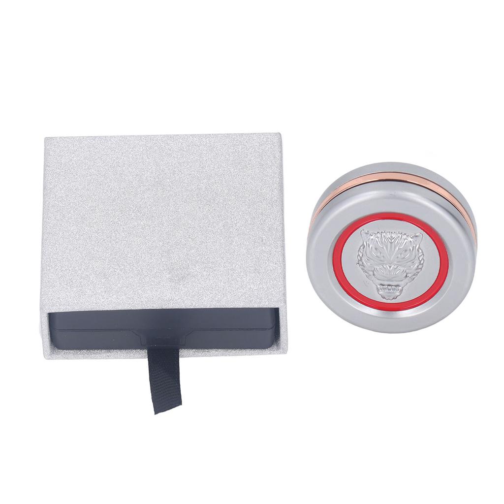 Push Coin Slider 3 Layers Round Shape Stress Relief Crisp Sound Rotation Magnetic Fingertip Slider