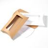 European Style Kraft Paper Wedding Candy Box with Figurine Decoration