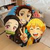 1pc Demon Slayer Characters Automatic Folding Umbrella - Compact 8-Rib Design, Durable Plastic & Iron, Lightweight for Outdoor Daily Use,  a0929182