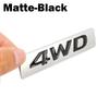 New 3D Car Styling Metal 4WD Sticker Car Side Fender Rear Trunk Emblem Badge Sticker Decals for  IX25 IX35 Tucson