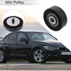 Drive Belt Idler Pulley for BMW 335 2007-2013 Serpentine Tensioner Pulley Idler with Bolt Washer No.11287557851 Plastic Black 1 Pcs