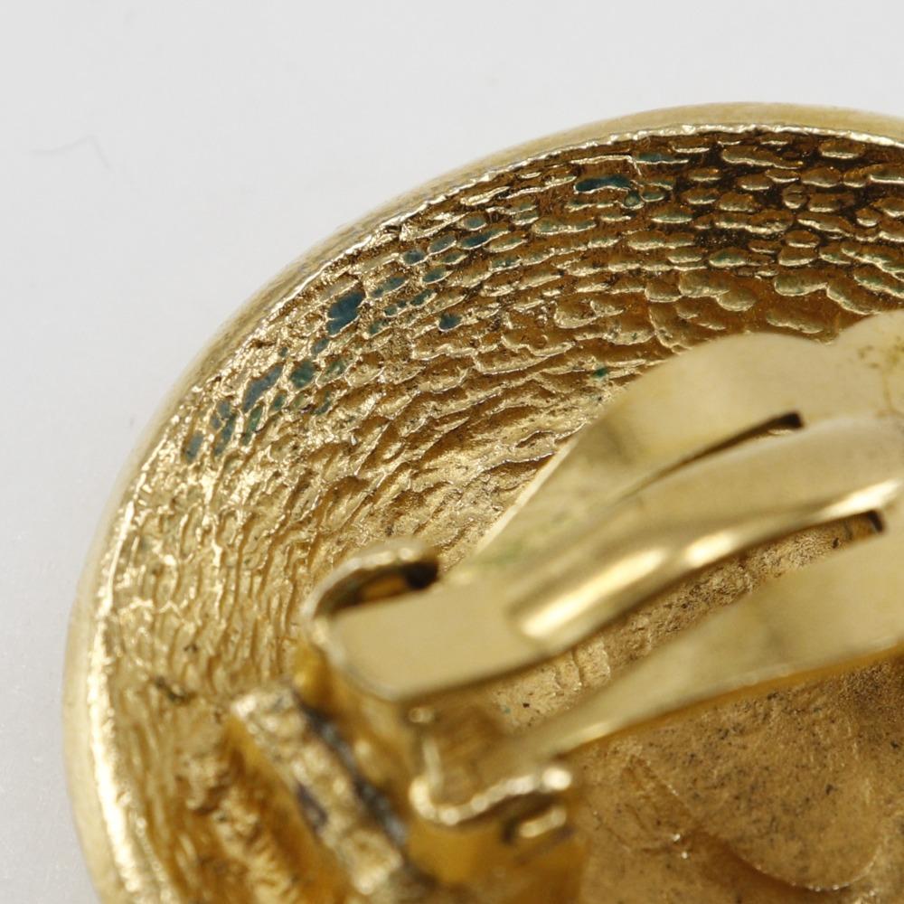 Chanel Kolczyk COCO Mark 31 RUE CAMBON vintage Pozłacany 30g Damski Używany