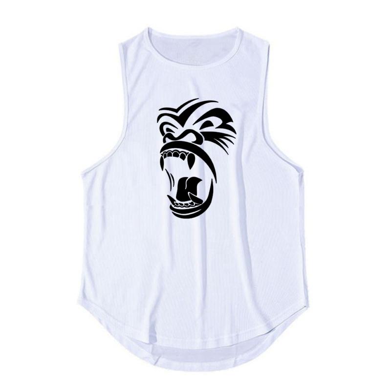 Summer Dacron Sleeveless Shirts Men Tank Top Bodybuilding Shirt Vest Gym T Shirt Sport Tops Singlet Men Clothing Streetwear