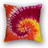 Sofa Bed  Square Pillowcases Home Decor Colorful Swirl  Bedroom Rainbow Decorative