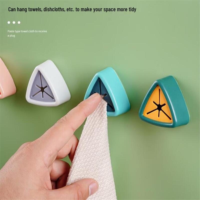 Punch-Free Towel & Rag Holders, 5-Pack