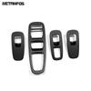 Window Lift Switch Cover Trim For Hyundai Sonata 2024 2025 2026 Carbon Fiber ide Door Armrest Frame Accessories Car Styling