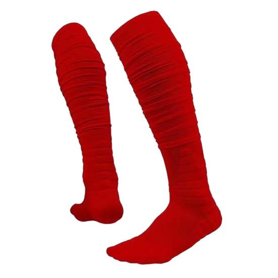 

Сборчатые футбольные носки Эластичные спортивные носки до колена Очень длинные носки с мягкой подкладкой для мужчин женщин Футбол Бейсбол Софтбол L