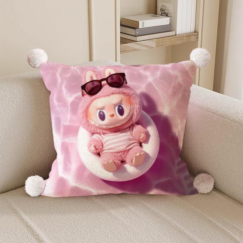 Peripheral Series Throw Pillow Cartoon Doll Throw Pillow, Pillow Cushion Gift, Backrest Cushion Pillow