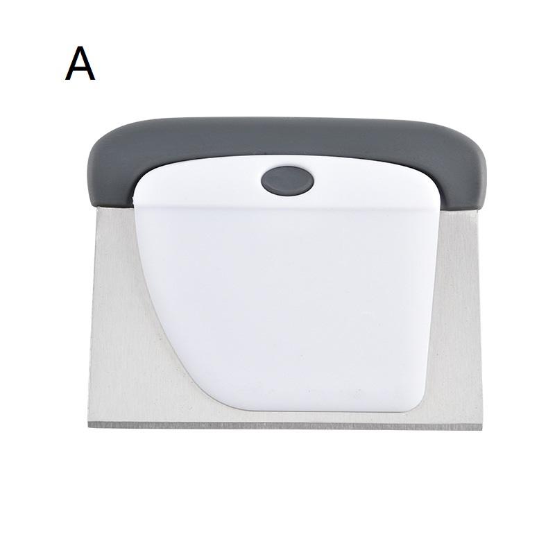 1Pcs Stainless Steel Pastry Cutters Noodle Knife Cake Scraper With Scale Baking Cake Cooking Dough Scraper Baking Accessories