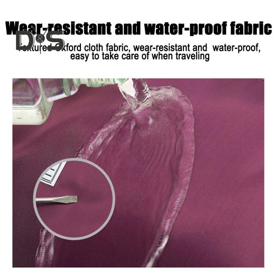 Reisegepäcktasche, Trolley-Tasche mit Rädern, wasserdicht, erweiterbar, für die Übernachtung, tragbar, zusammenklappbar, für Reisen, Einkaufen, Fitnessstudio