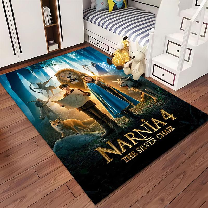 Fantasy Carpet with Lion Design suitable as a non-slip mat for the living room or bedroom sofa